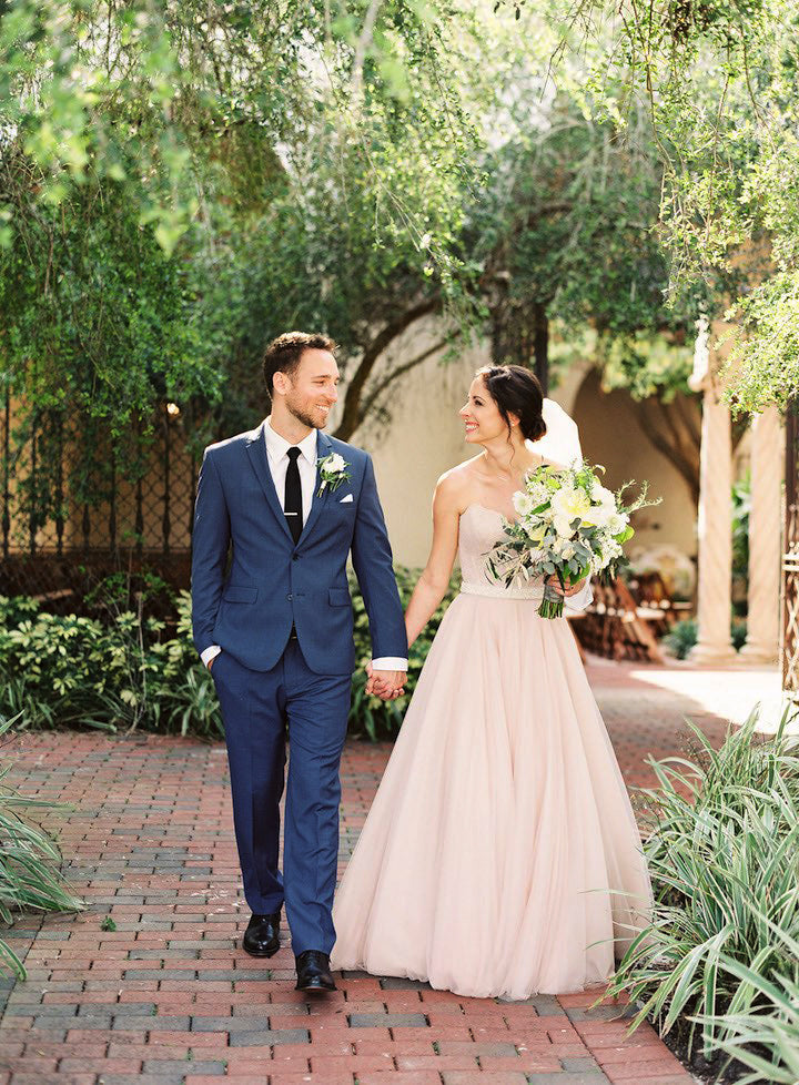Very light pink wedding dress new arrivals