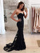 Long Black Mermaid Sweetheart Sexy Charming Party Vintage Prom Dresses For Curvy Girls,PD0041