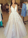 Long Custom A-line Newest Charming Applique Prom Dress,PD0055