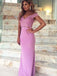 Long Custom Lace Off Shoulder V-Back Cocktail Evening Party Prom Dress Online,PD0169