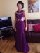 Long Custom Purple High Neck Mermaid Stunning Cocktail Evening Party Prom Dresses Online,PD0177