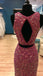 Long Custom Two Pieces Sparkle Side Slit Open Back Cocktail Evening Party Prom Dresses Online,PD0180