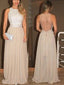 Long Floral Prints Top Yarn Back  Formal Sleeveless  Evening Prom Dress. PD0107