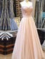 Long Sweetheart A-line Tulle Charming Cocktail Evening Party Prom Dresses Online,PD0158