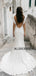Mermaid Simple Country Ivory Beach Wedding Dresses WD1207