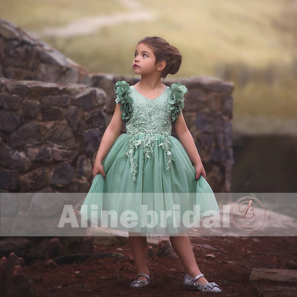 Mint dresses for flower girl store