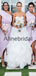 New Arrival One Shoulder Lilac Short Unique Bridesmaid Dresses AB4220