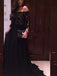 New Arrival Black Lace Off The Shoulder Ball Gown Formal Gown Dresses. PD0257