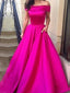 New Arrival Off Shoulder A-line Simple Ball Gown Formal Prom Dress,PD0188