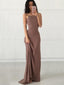 New Arrival Spaghetti Straps Fashion Charming Simple Prom Dresses, PD0154