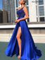 Charming One-shoulder Side Slit Sequins Long Prom Dress, PD3043
