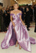 Charming Colorful Shiny Off Shoulder Ball Gown Fashion Prom Dresses, PD00201