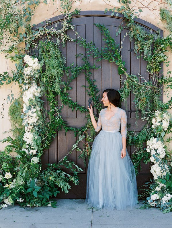 Pale Blue Lace Tulle Half Sleeve A-line Wedding Dresses,AB0220 AlineBridal Pale Blue Lace Tulle Half Sleeve A-line Wedding Dresses,AB0220 AlineBridal