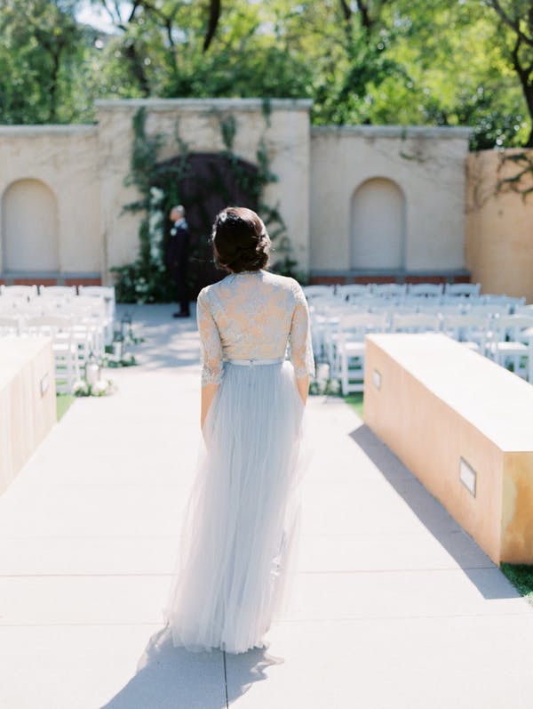 pale blue dresses for weddings Pale Blue Lace Tulle Half Sleeve A-line Wedding Dresses,AB0220 – AlineBridal