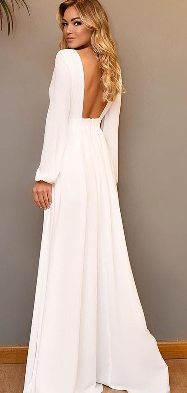 Pale Bule Satin Chiffon Long Sleeve A-line Prom Dresses,PD00348 AlineBridal Pale Bule Satin Chiffon Long Sleeve A-line Prom Dresses,PD00348 AlineBridal