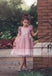 Pink Appliques Tulle Pretty Sleeveless Short Flower Girl Dresses , FGS074