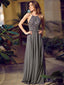 Popular Gray Chiffon Cheap Backless Sexy Evening Prom Dresses,PD0032