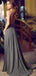 Popular Gray Chiffon Cheap Backless Sexy Evening Prom Dresses,PD0032