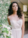 See Through Neckline Lace Top Tulle A-line Wedding Dresses, AB1170