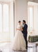See Through Round Neck Sleeveless Lace Applique Ball Gown Wedding Dresses, WD0119