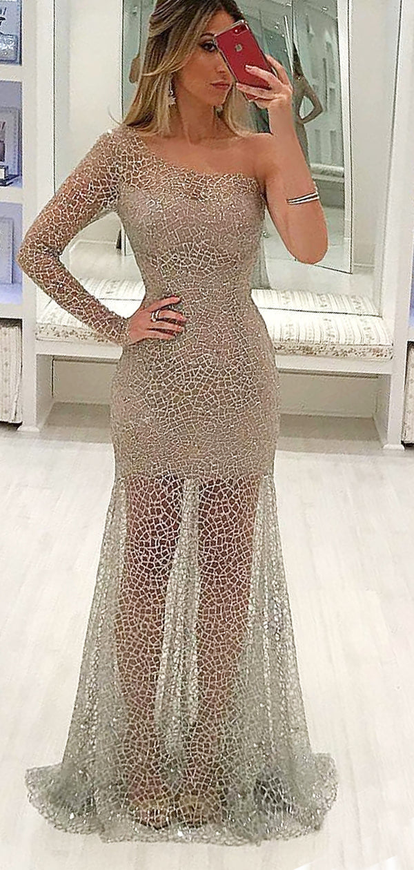 festival dresses in india Elegant Sequin Dress With White Pearl Embellishments main image 0