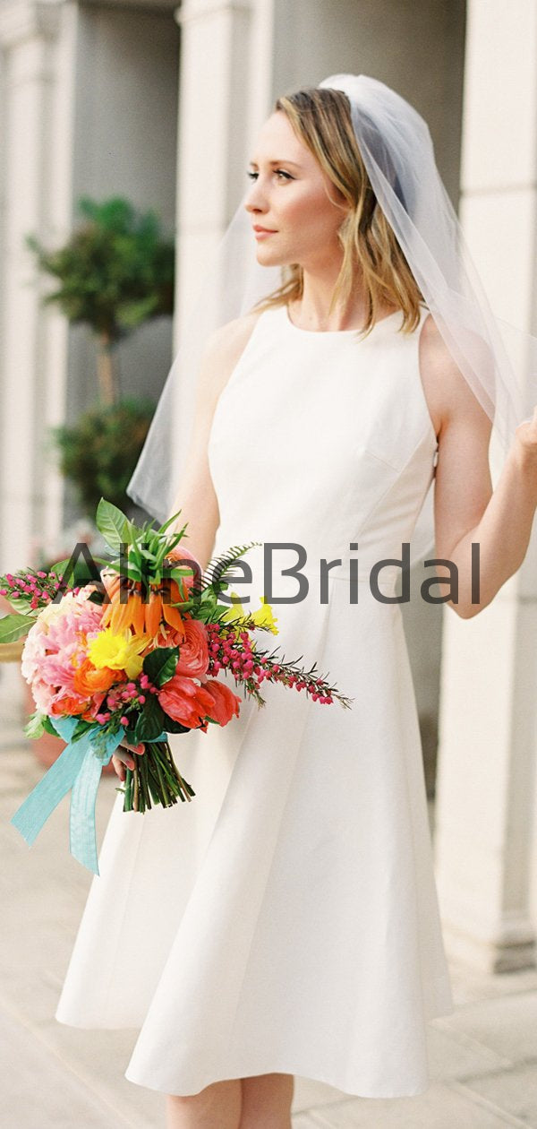 Round neck wedding dress 2025