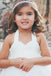 Simple Off White Tulle Haler Cute Flower Girl Dresses, FGS080