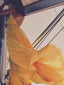 Simple Yellow Chiffon Sexy Spaghetti Strap Criss-Cross Backless Charming Prom Dresses,PD00008