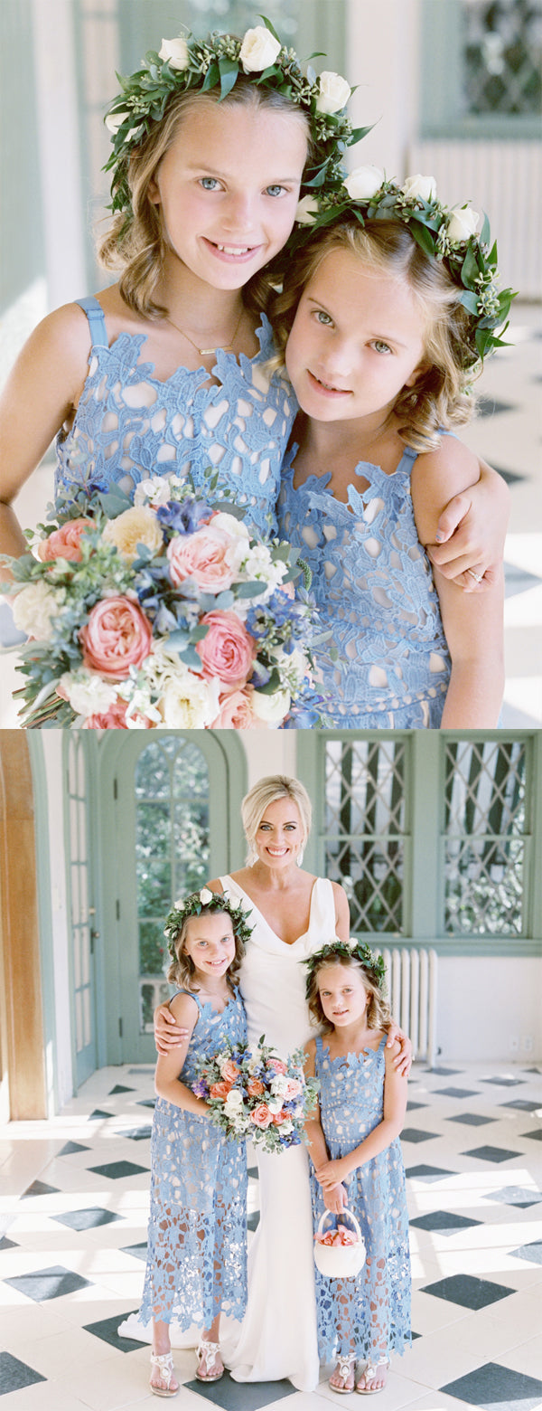 Horizon blue flower best sale girl dresses