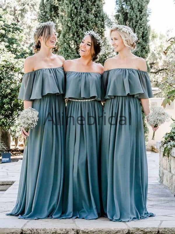 Sage green sales boho bridesmaid dress