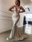 Spaghetti Straps Mermaid Sequin Prom Dresses PD1034