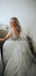 Sparkly Beading 3D Lace Illusion V-back Tulle Wedding Dresses, AB1562