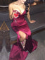 Strapless Mermaid Sweetheart Side Slit Cocktail Evening Prom Dresses Online,PD0167