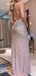 Stunning Shiny Rhinestone Sheath Halter Prom Dresses .PD00262