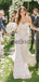 Sweetheart Strapless Lace Ivory Chiffon Mermiad Train Wedding Dresses , AB1531