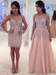 Two Piece Beaded Sweetheart Strapless Tulle Gorgeous Prom Dresses,PD00070