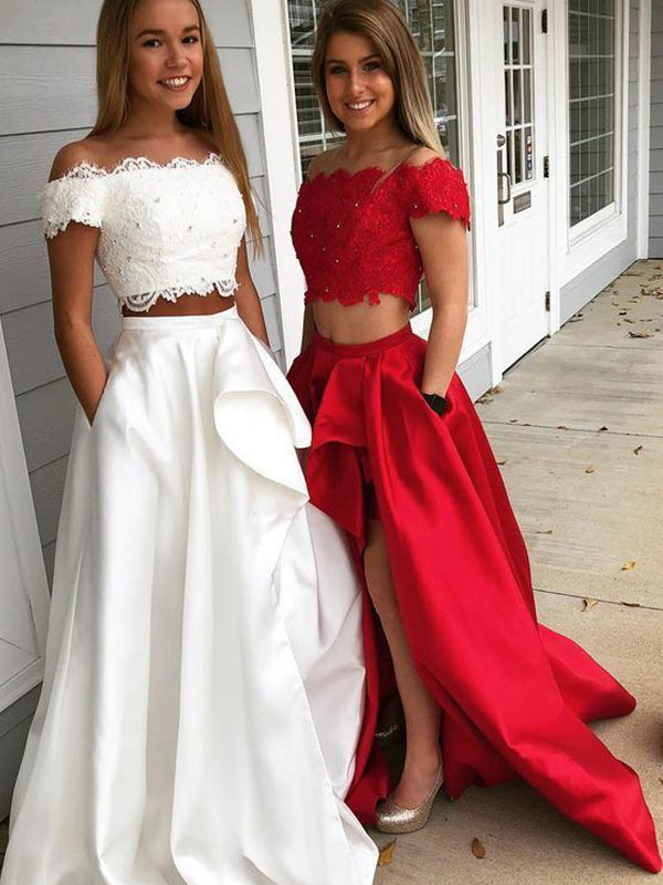 2 piece formal dresses for juniors Amazon.com: BessDress Two Piece Sequined Bodice Prom Dresses Short Beaded Homecoming Dresses BD066 : Clothing, Shoes & Jewelry