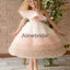 Unique Tulle Cute One Shoulder Flower Girl Dresses FGS145