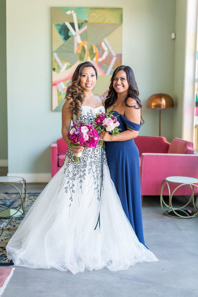Unique Black Floral Lace Ivory Tulle Strapless A-line Wedding Dresses, AlineBridal Unique Black Floral Lace Ivory Tulle Strapless A-line Wedding Dresses, AlineBridal