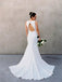 Vintage Fully Lace Sleeveless Open Back Mermaid Wedding Dresses, AB1163