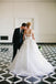 Vintage Ivory Satin Tulle Sweetheart Strapless Ball Gown Wedding Dresses, AB1167