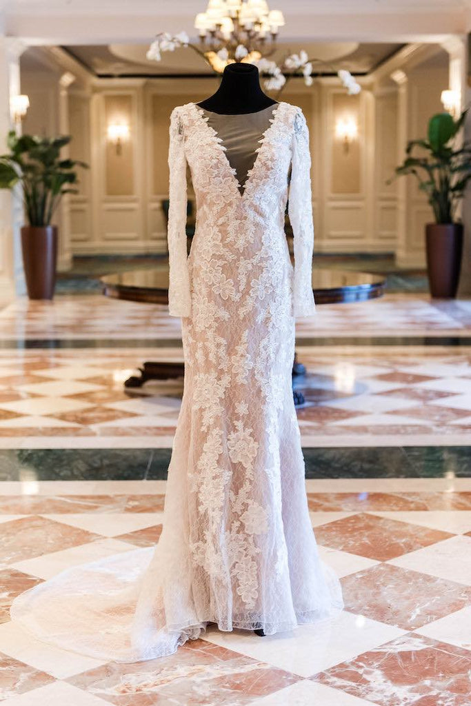 Vintage lace store long dress