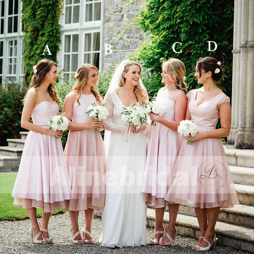 Mismatched Wedding Bridesmaid Dresses, Popular A-line Bridesmaid Dresses Mismatched Wedding Bridesmaid Dresses, Popular A-line Bridesmaid Dresses