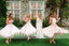 New Arrival Pink Mismatched Tea-length A-line Spring Bridesmaid Dresses. AB1206