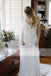 Charming Spaghetti Strap Ivory Chiffon Unique Feather Appliques Wedding Dresses, AB1131