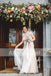 Vintage Lace Jewel Neck Short Sleeve Floor Length Wedding Dresses, AB1136