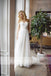 Cheap Simple Off The Shoulder Lace Tulle A-line  Wedding Dresses, AB1141