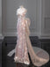 Elegant Strapless Sleeveless Sheath Long Prom Dress, PD3595