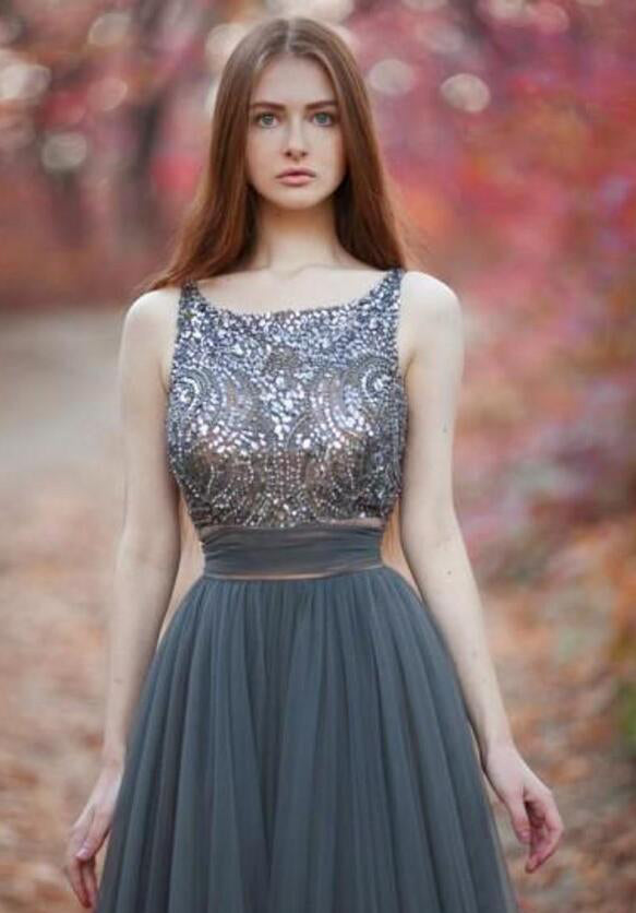 Long Popular V-Back Sequined Ball Gown Casual Pretty Evening Party Prom Dresses Online,PD0140