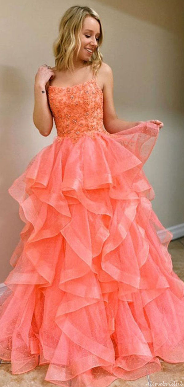 coral backless prom dress Trendy Coral Criss-cross Back Mermaid Split Evening Dress